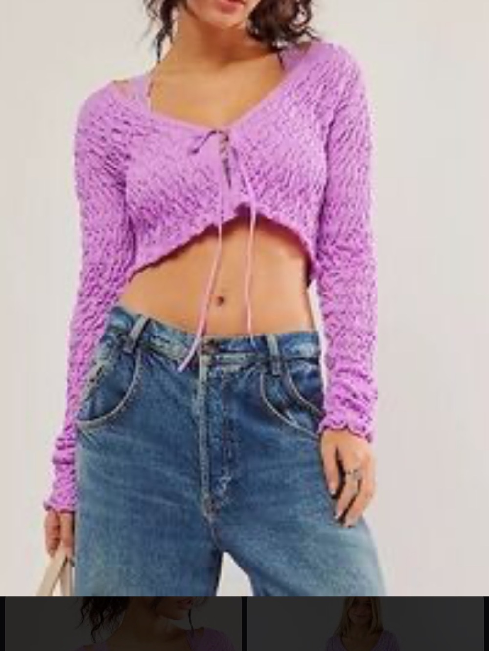 Free People Scrunchy Shrug NWT 68
